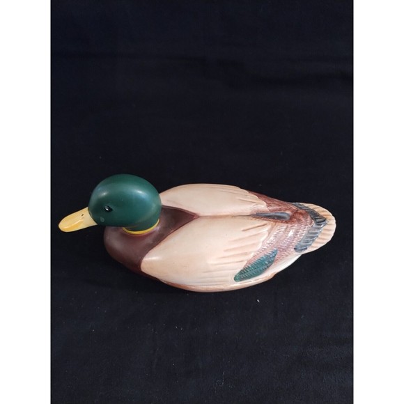 Vintage 1978 Porcelain Avon Mallard Duck Covered Trinket Dish Hand Crafted - Picture 10 of 10